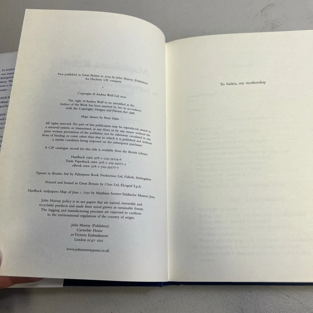 Magnificent Rebels Andrea Wulf Hardcover The First Romantics History Philosophy